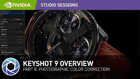 KeyShot 9 RTX Tutorial w/ Kirill Chepizhko Part 8: Photographic Color Correction