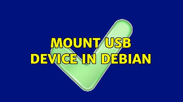 Mount USB Device in Debian (2 Solutions!!)