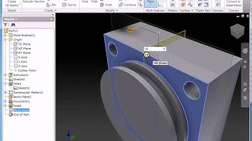 Part 2 - Part Modeling In Autodesk Inventor 2011