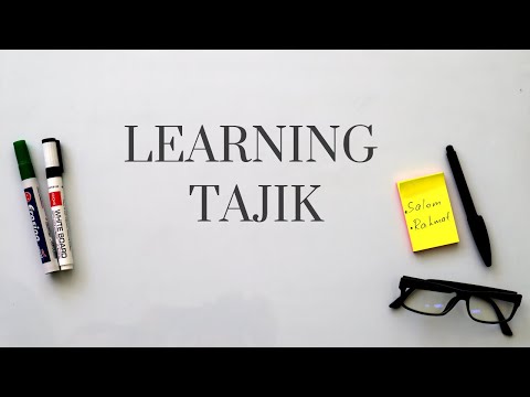 Vídeo: Com Aprendre L'idioma Tadjik