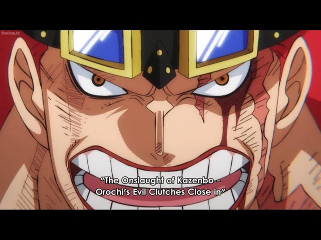 One Piece - Preview of Episode 1058  The Onslaught of Kazenbo - Orochi's  Evil Clutches Close In 