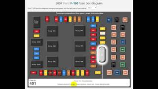 2007 Ford F150 Fuse Box Diagram Youtube