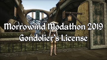 Morrowind Modathon 2019 - Gondolier