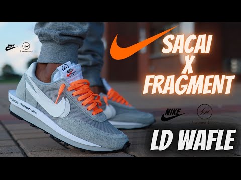 EARLY LOOK!! NIKE SACAI X FRAGMENT DESIGN LD WAFLLE (LIGHT GREY