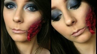 Halloween Tutorial: Burnt Face