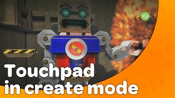 Touchpad used in create mode - LittleBigPlanet 3