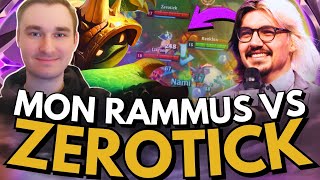 JE TOMBE CONTRE ZEROTICK ET UN RIOTER EN RANKED 😝 (le build de Rammus late game)