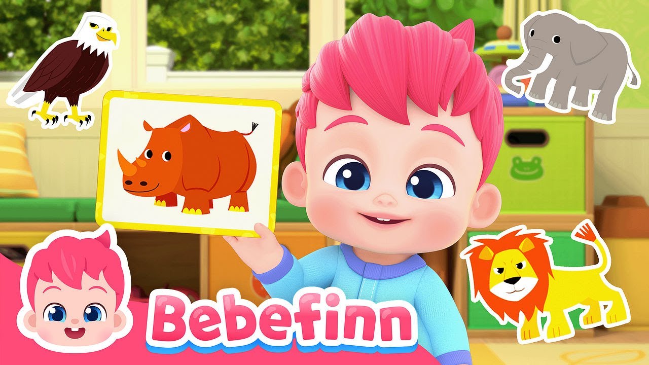Which is the KING of animals? Guess The Animals! | Bebefinn Sing Along2 | Nursery Rhymes&Kids So