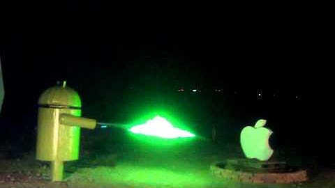 Android Flamethrower vs Apple