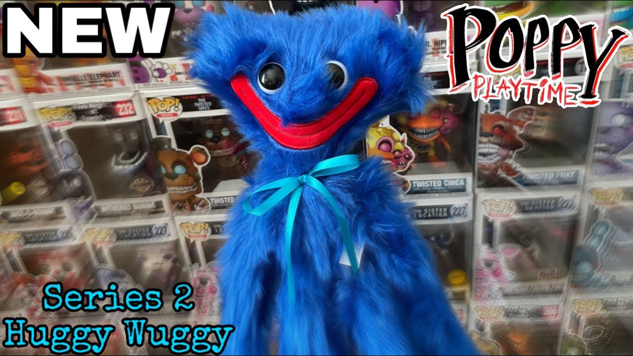 Official Poppy Playtime 14 Smiling Huggy Wuggy Deluxe Soft Plush Toy Brand  New