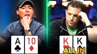 ALL IN With POCKET KINGS for 2,960,000 at Super High Roller FINAL TABLE
