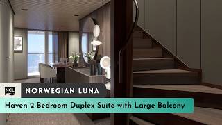 Norwegian Luna | Haven 2-Bedroom Duplex Suite with Large Balcony Tour & Review | 4K | 2026