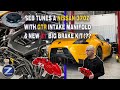 Seb tuning a 370z tt with a gtr intake manifold  z1 big brake kit