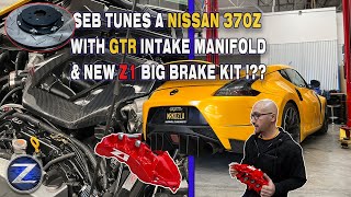 Seb Tuning a 370z TT with a GTR Intake manifold + Z1 big brake kit