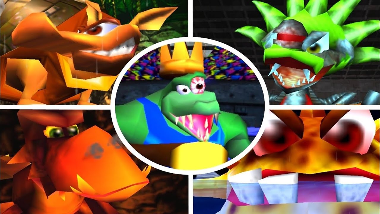 (Super Wario Man) Top 10 Jefes y Minijefes de Donkey Kong 64 (Resubido)