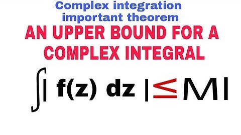 Complex integration important theorem 🔥