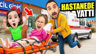 BAHAR HASTALANDI ACİL HASTANEYE GİTTİK DOKTOR SERUM TAKTI İLAÇ VERDİ !! 