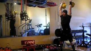 EdgeFIT - Ross performs Long Cycle [2x16kg, 57 reps]