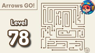Arrows GO! — Level 78 Walkthrough & Solution 🧩✨ 