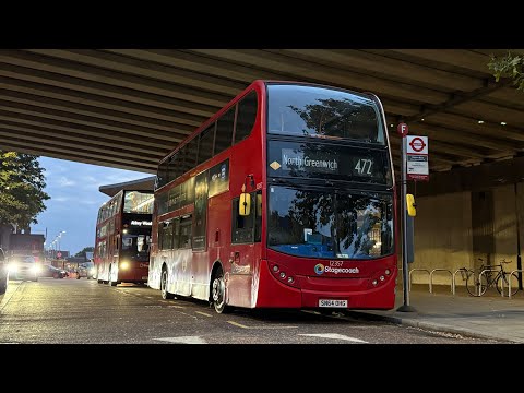 FRV. Stagecoach London Route 472. Abbey Wood - North Greenwich. Enviro400 Hybrid 12357 (SN64 OHG)