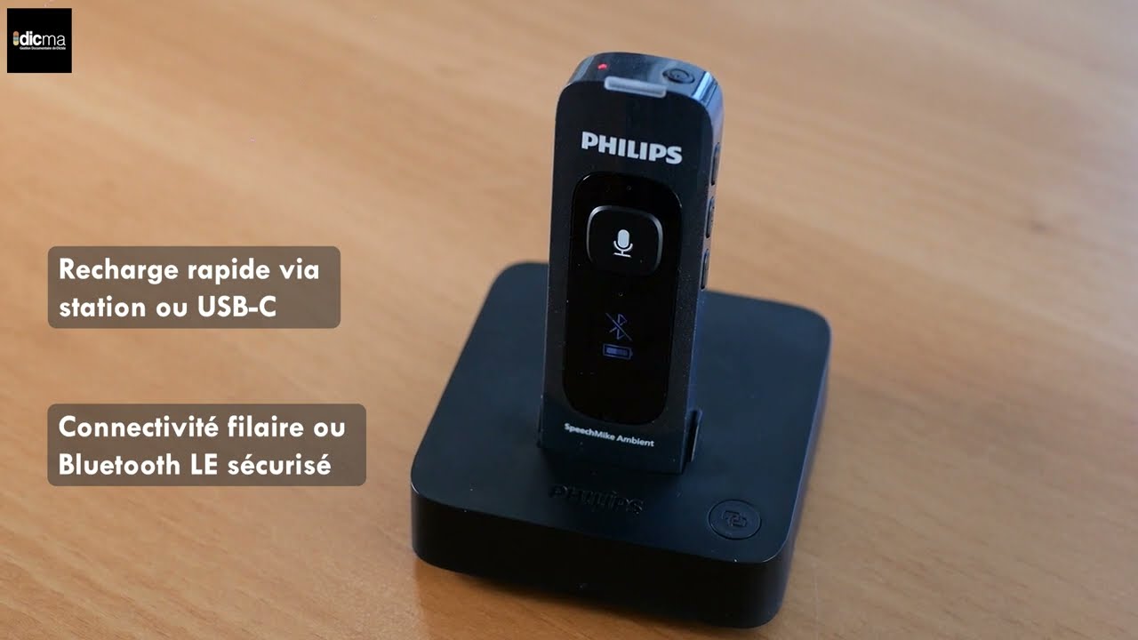 SpeechMike Ambient PSM5000, le microphone sans fil portable qui devient votre assistant IA