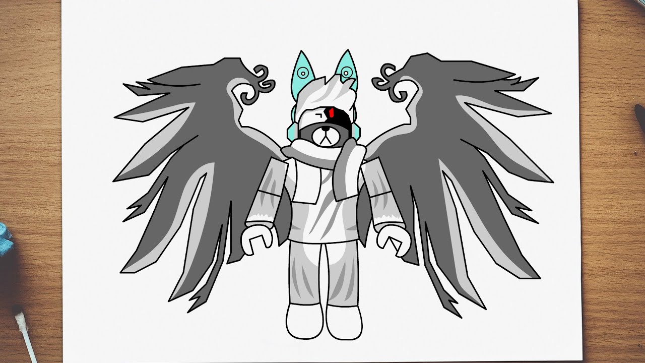 I just drew a random roblox avatar : r/roblox