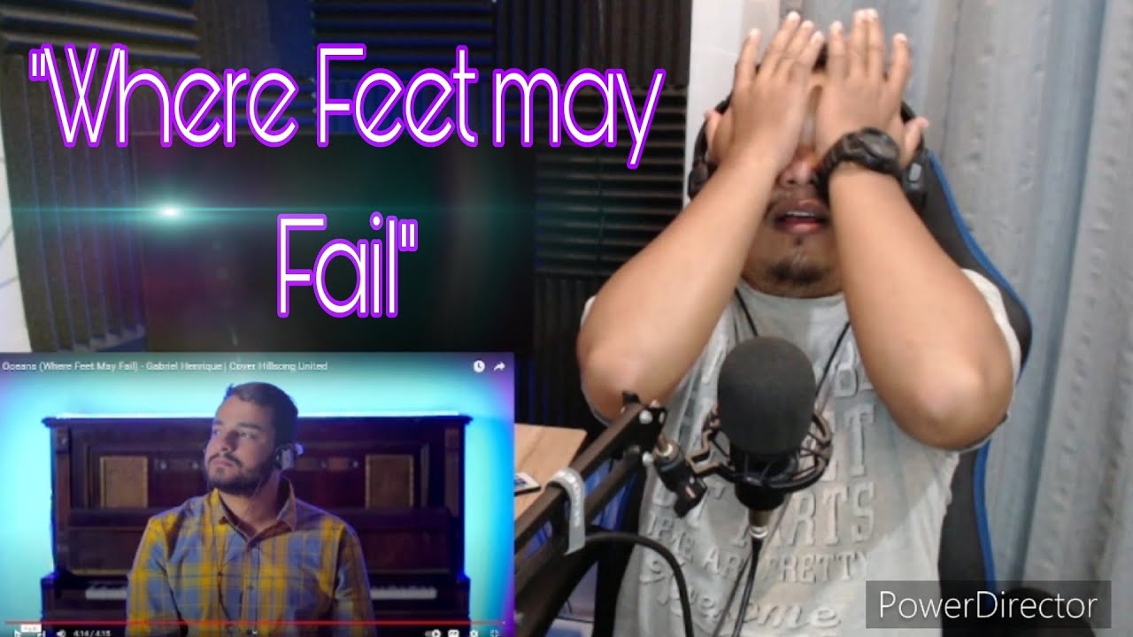 VOCALIST REACTS TO Gabriel Henrique - Oceans Where Feet may Fail (Hillsong united Cover)