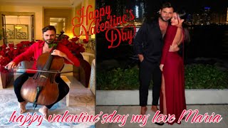 Stjepan Hauser girlfriend marivessa ready for valentine'sday dinner enjoy a special romantic night