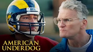 Kurt Warner Earns a Shot with the Rams | American Underdog | Zachary Levi, Dennis Quaid