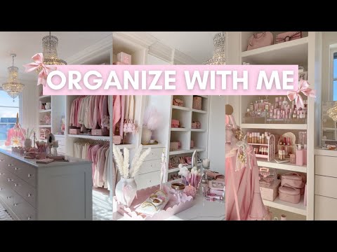 Organize With Me Glam Room Tour🎀🪽+ Shopping Day Vlog | Girly Aesthetic, Storage Ideas & Haul🎀