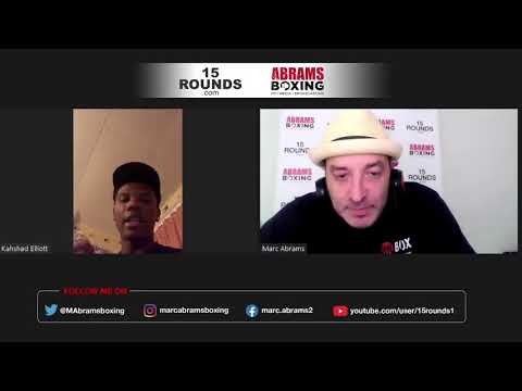 Interview with Pro debuting Kahshad Elliott