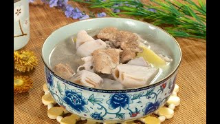 How to Make Pork Rib and Lotus Root Soup | Delicious Chinese Soup Recipe