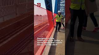 TOUR OF UNDER-RENOVATION WALKING BRIDGE