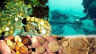 TREASURE OF GORGEOUS GOLD COINS FOUND AT THE SEA FLOOR! HOW TO QUICKLY EARN BY GOLD!