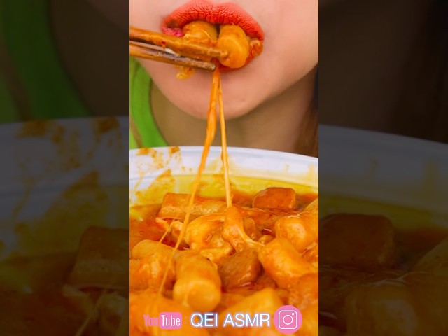 ASMR ROSE TTEOKBOKKI KEJU LUMER & CORNDOG MOZZARELLA #asmrindonesia