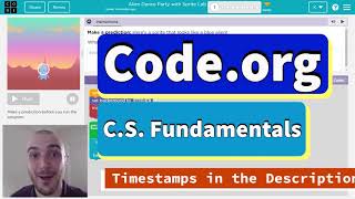Code.org Course F Lesson 7 Alien Dance Party with Sprite Lab Answers Explained