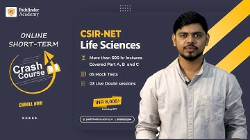 Online short term crash course for CSIR NET Life Sciences