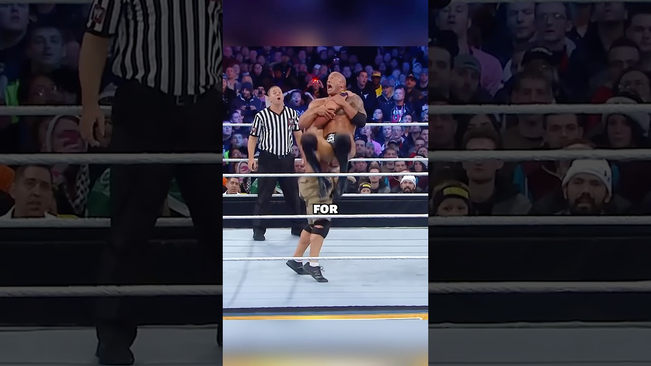 Is John Cena Really Stronger Than The Rock?🤨 #johncena #therock #strong