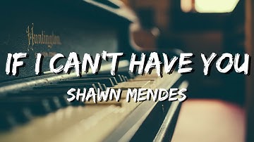 Shawn Mendes - If I Can’t Have You | Lyrics