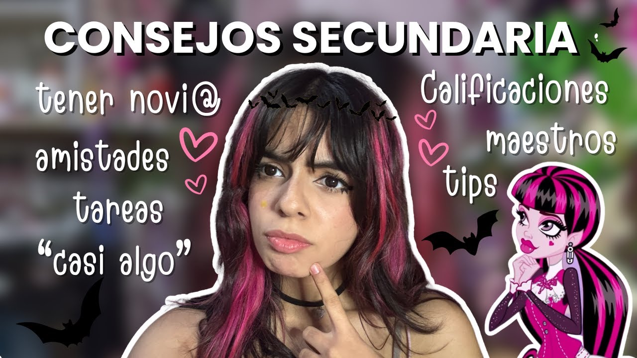 TIPS para la SECUNDARIA 🏫🩷 amistades, casi algo, tareas, maestros, etc 🩷