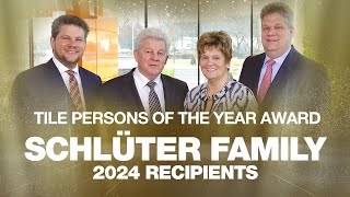 2024 Tile Persons of the Year Award Recipients: The Schlüter Family