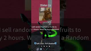 Try To Scare Zioles Into A Kitsune bloxfurit roblox robloxshorts bloxfruit bloxfruits