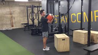 Medicine Ball Step Up