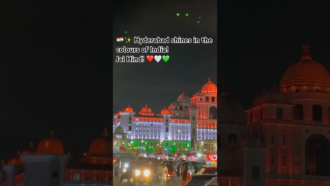 Watch 🇮🇳✨ Hyderabad shines in the colours of India Jai Hind! ❤️🤍💚 #IndependenceDay #incredibleindia on YouTube Watch 🇮🇳✨ Hyderabad shines in the colours of India Jai Hind! ❤️🤍💚 #IndependenceDay #incredibleindia on YouTube