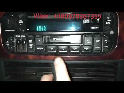 Chrysler Jeep Grand Cherokee radio code. Разблокировка магнитолы , ввод кода. Отзыв клиента