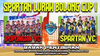 VOLI TARKAM : ERSA, JOHAN, ELVIN, RIBUT SPARTAN VS POPONGAN ||  BLEDOSSSSS