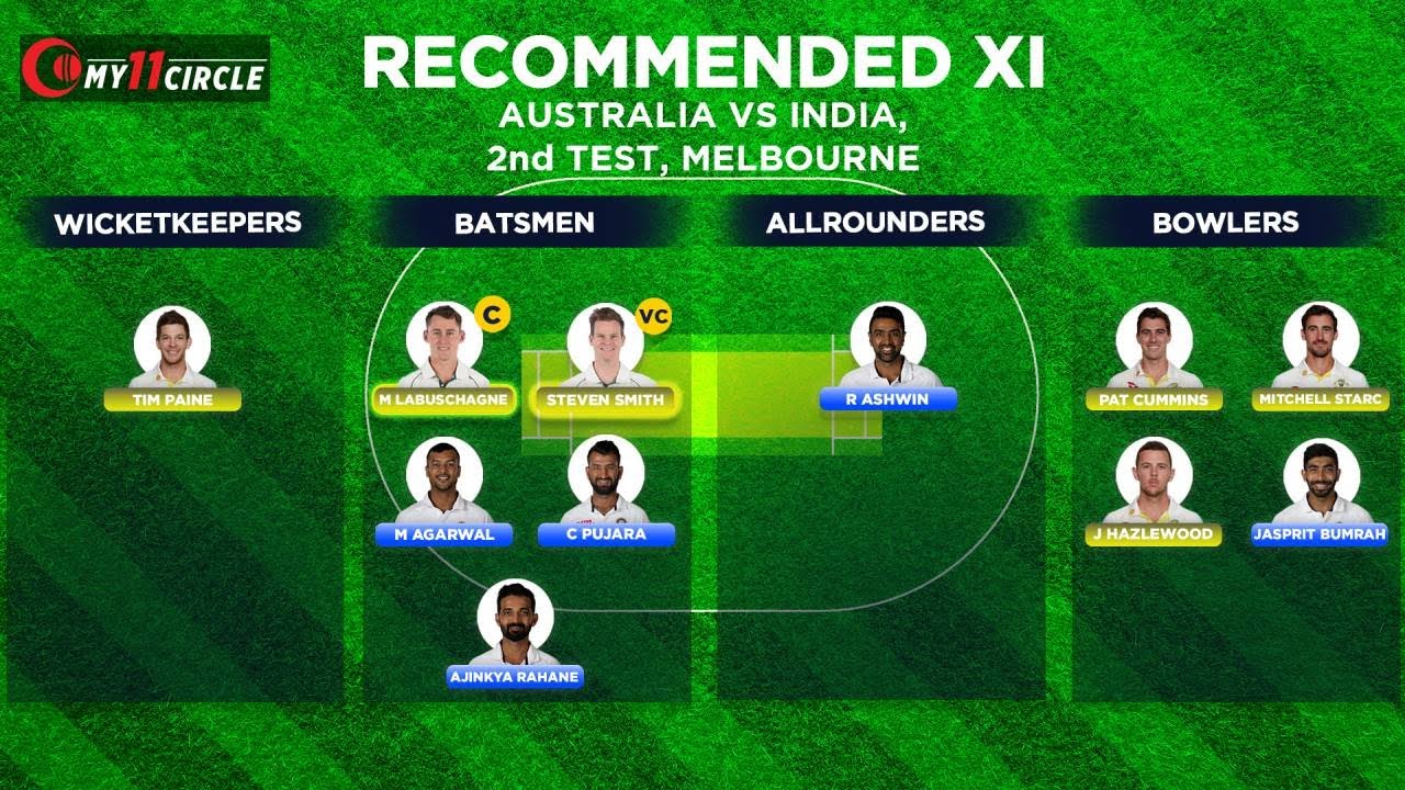 Fantasy pick: Go with Labuschagne and Smith as captain and vice-captain | Aus v Ind, 2nd Test, MCG