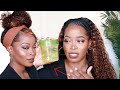 YOU'VE BEEN DOING IT WRONG!!😱 How to Make Your Headband Wig Look Natural| NO GLUE ft. Westkiss hair