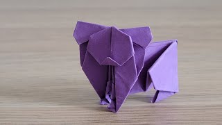 how to make origami koala 🐨