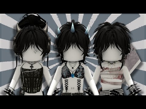 aesthetic EMO boy outfits for roblox w/ CODES & LINKS